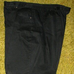 Ladies BLACK Denim JEANS Ruby Rd Plus size 24W